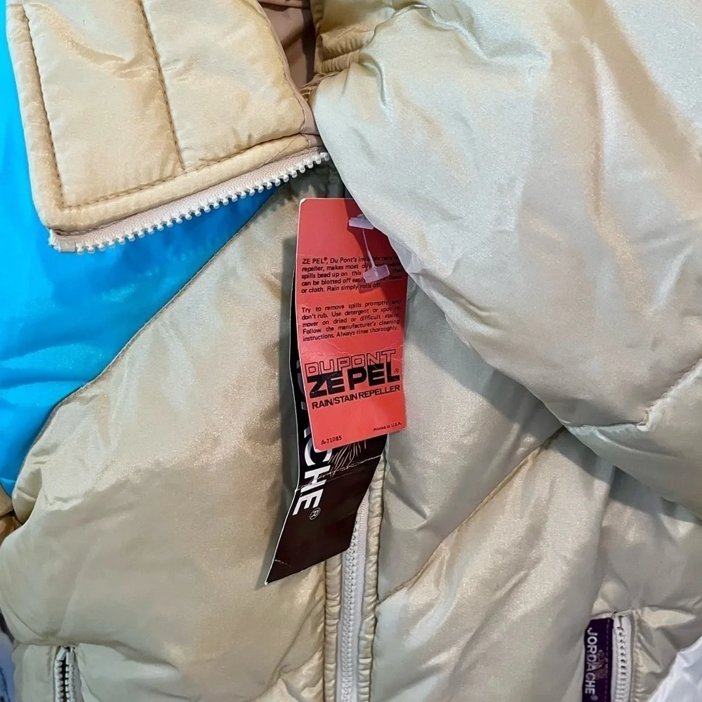 80’s jordache ski jacket NWT kids size medium Vintage